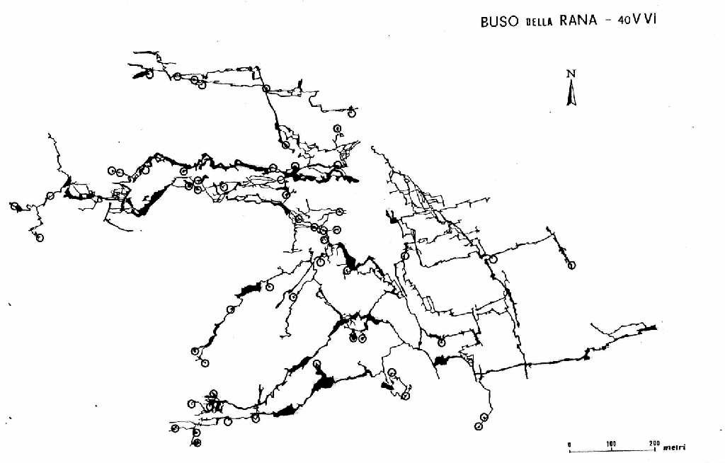 Posizione camini in Rana (1985, Enrico Gleria)