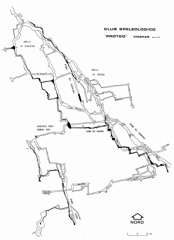 Ramo dei Sabbioni nel 1981