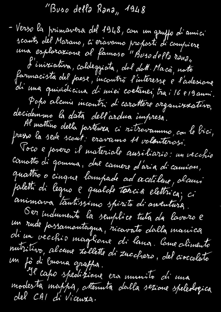 stalattite anno XIX 96-98 memoria preziosa Rana 1948 a